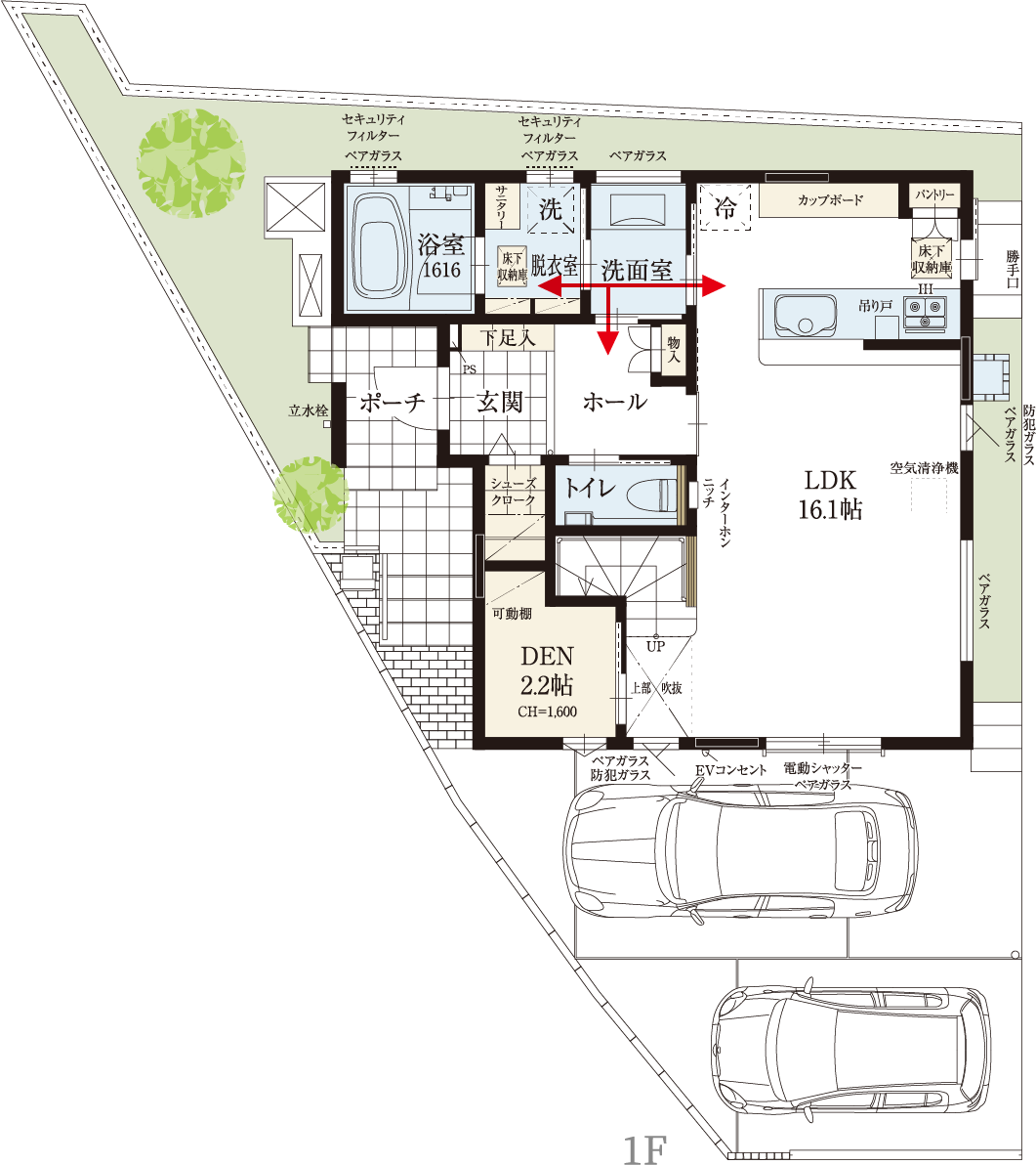 コーディネートパターンNo.02 参考間取り1階