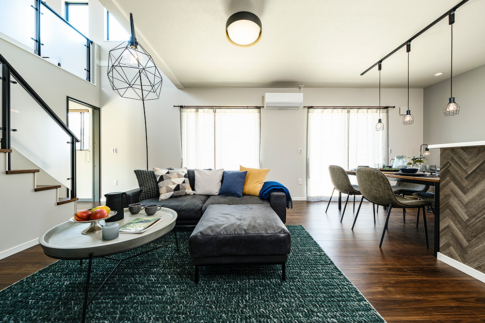 ヴィンテージスタイル リビング写真