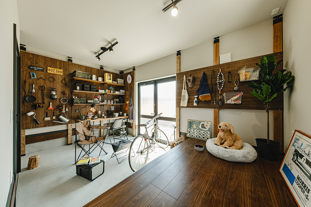 ヴィンテージスタイル ダイニングキッチン写真