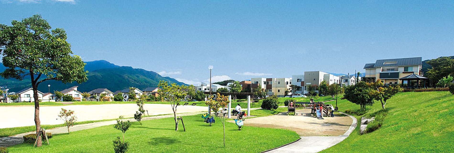 整備された街区の住宅街